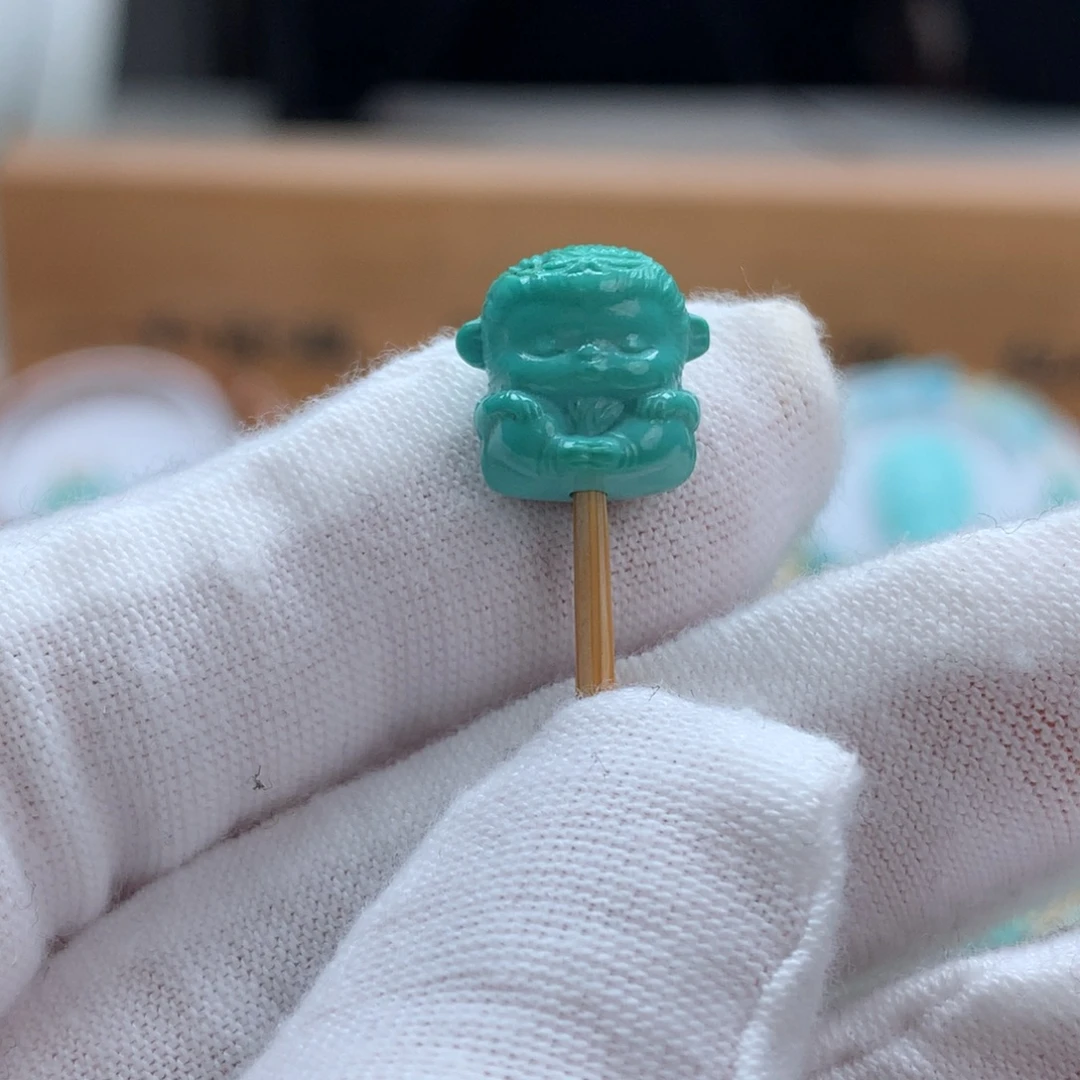 绿松石未镶嵌绿松石小猴子宝宝