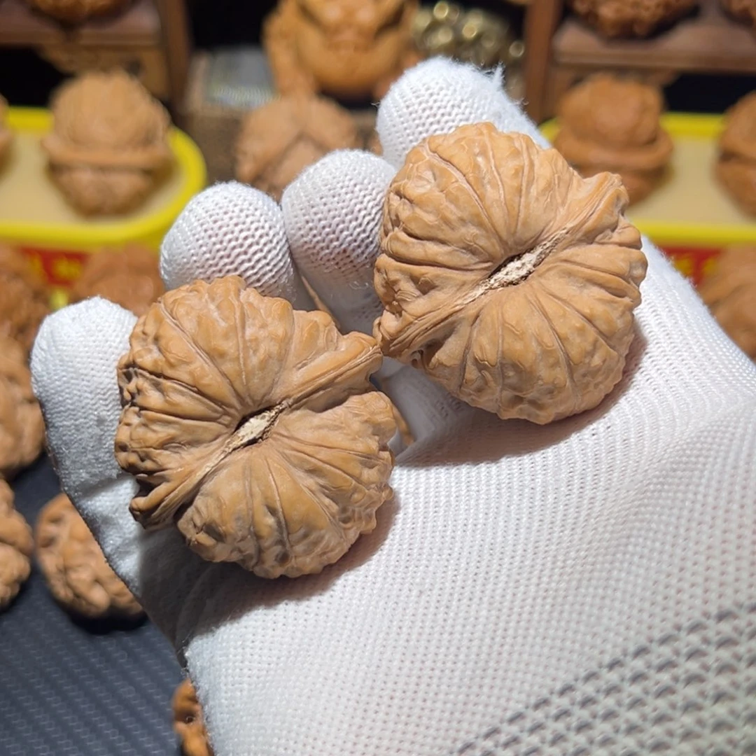 把件文玩核桃南瓜墩