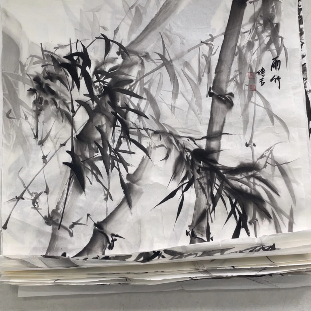 国画傅吉老师绘画