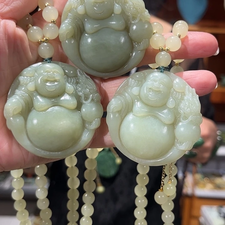 未镶嵌岫玉毛衣链