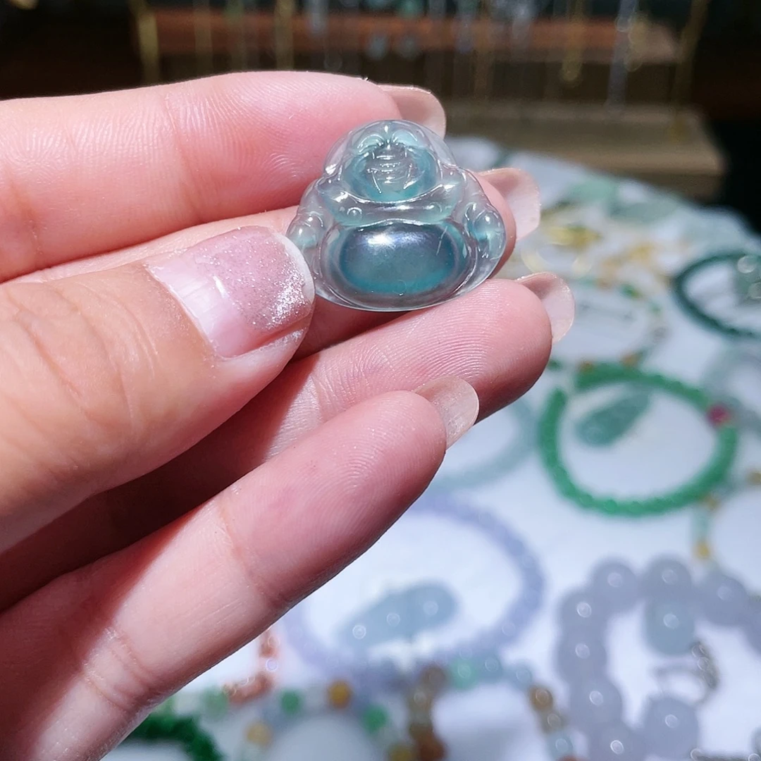 翡翠未镶嵌吊坠(赠链)天然翡翠