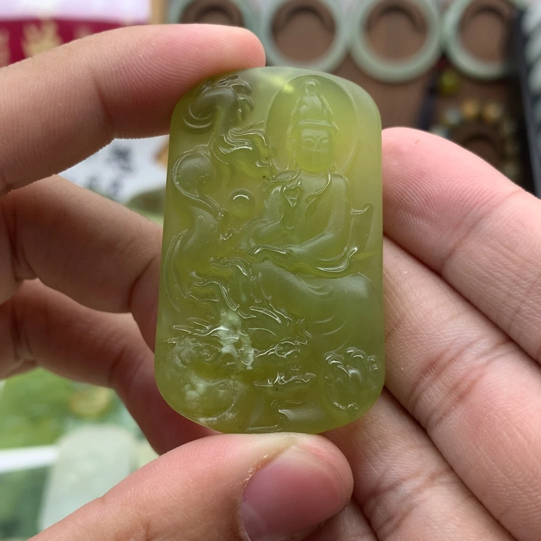 岫玉未镶嵌吊坠(不含链)