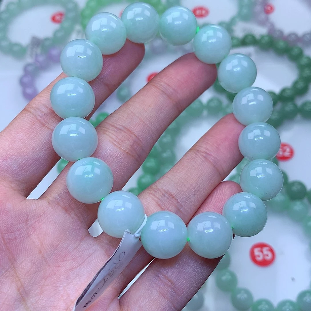 翡翠未镶嵌毛衣链