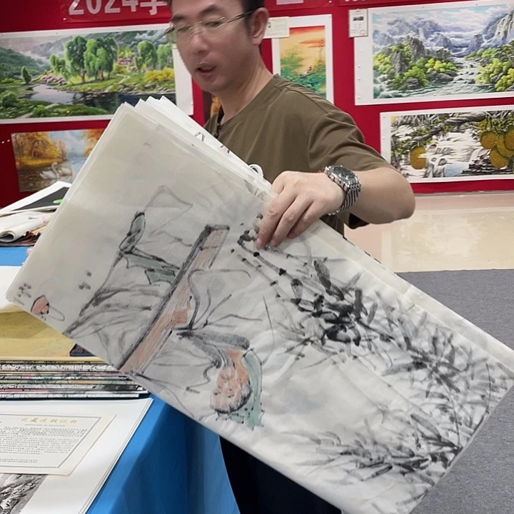 国画今天早上国画作品欣赏