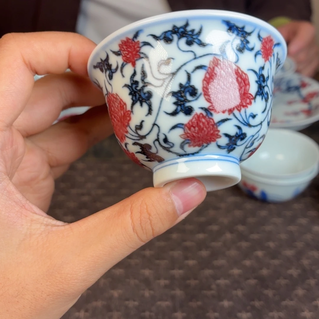 瓷杯子瓷姑娘景德镇陶瓷艺术