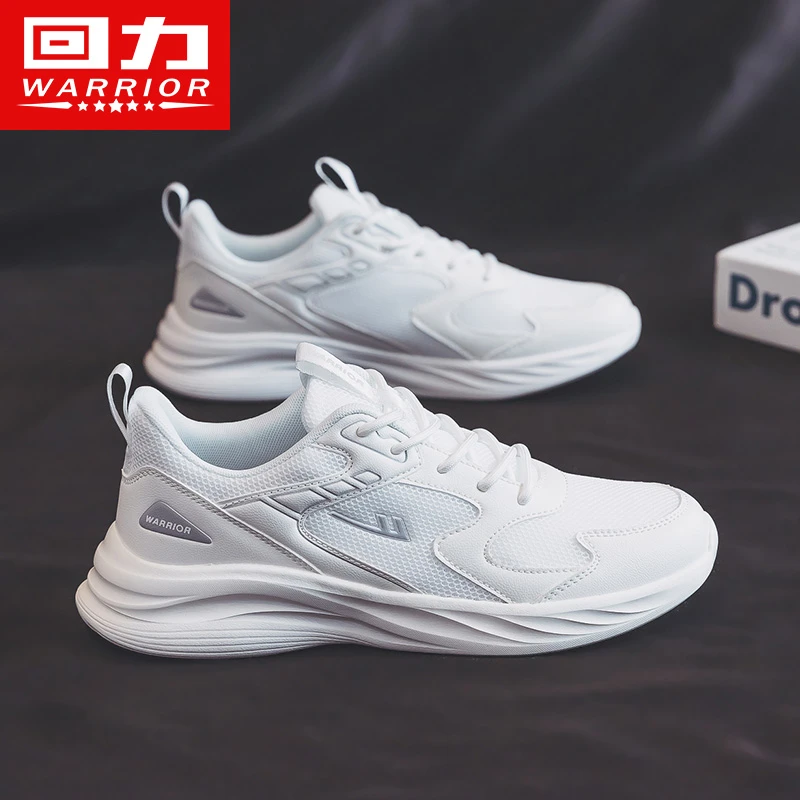Warrior/回力夏季男鞋透气百搭轻便舒适鞋2025新款鞋子网面小白鞋