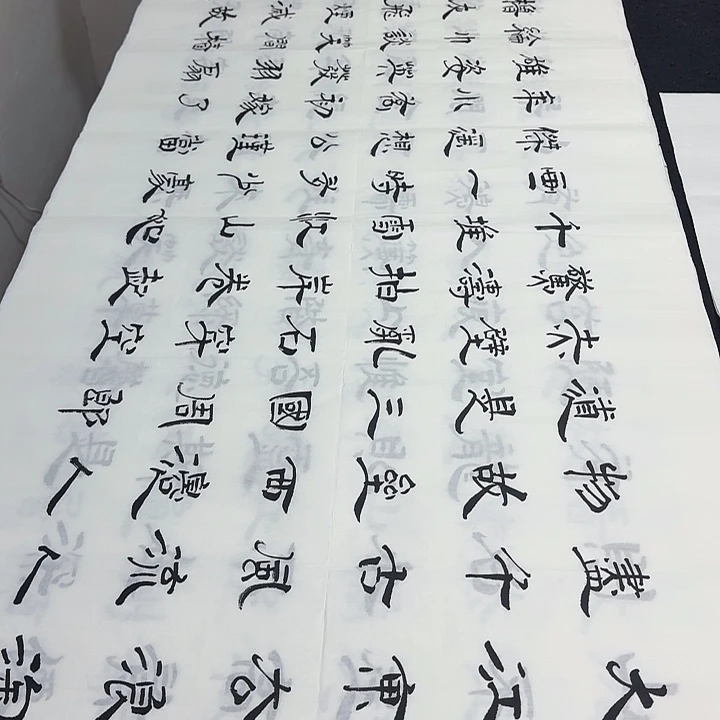 书法老师精品行书平尺