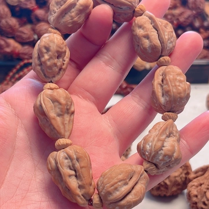 手串文玩核桃野生水晶蛤蟆异形手串