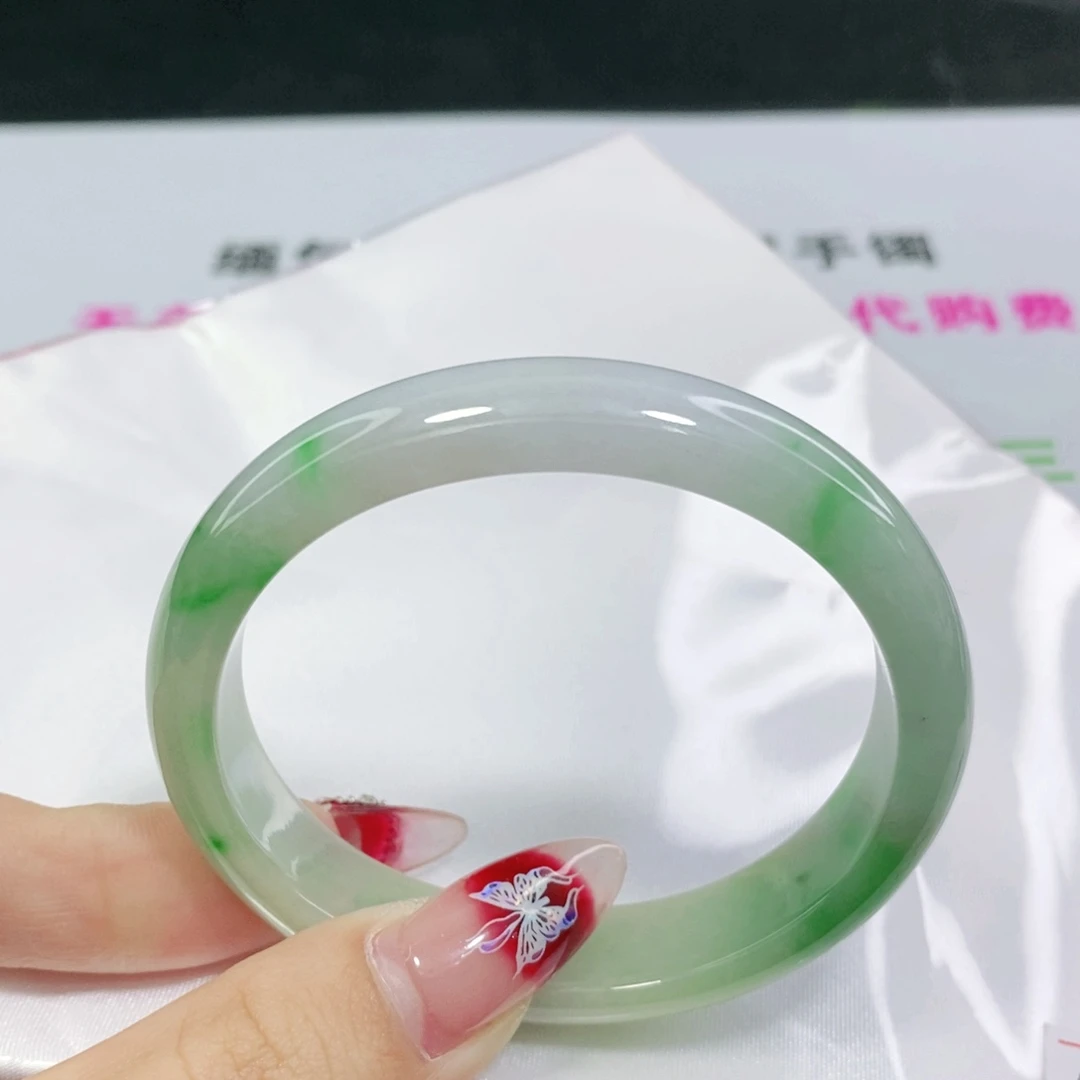 翡翠手镯未镶嵌53 53 贵妃