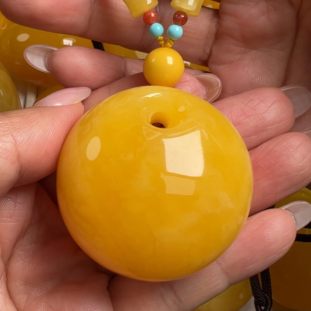 未镶嵌毛衣链蜜蜡无烤色无优化无补胶无煮蜜无覆膜无辐照