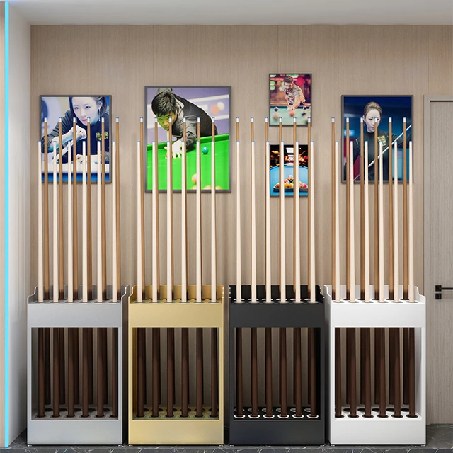 台球杆12孔放置架高端台球杆收纳架台球架杆