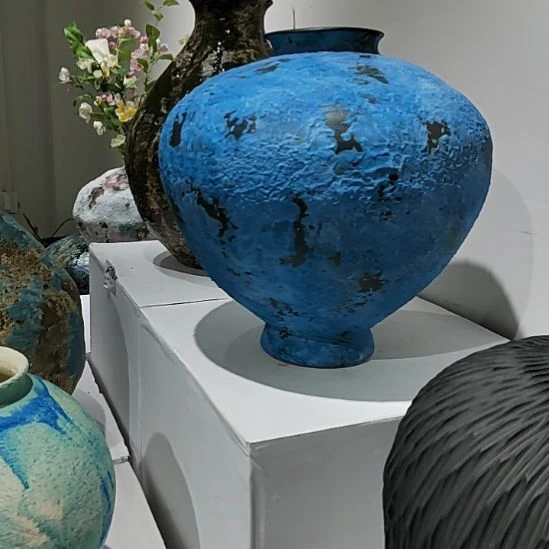 瓷片景德镇陶瓷手工花瓶