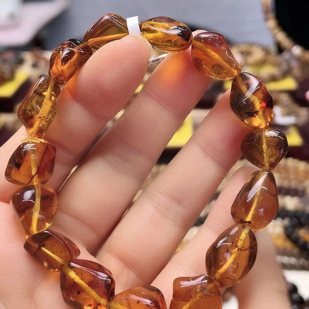 琥珀裸石未镶嵌大