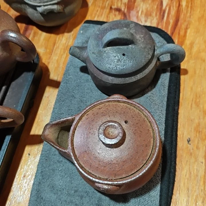 粗陶泡茶壶粗陶手抓壶