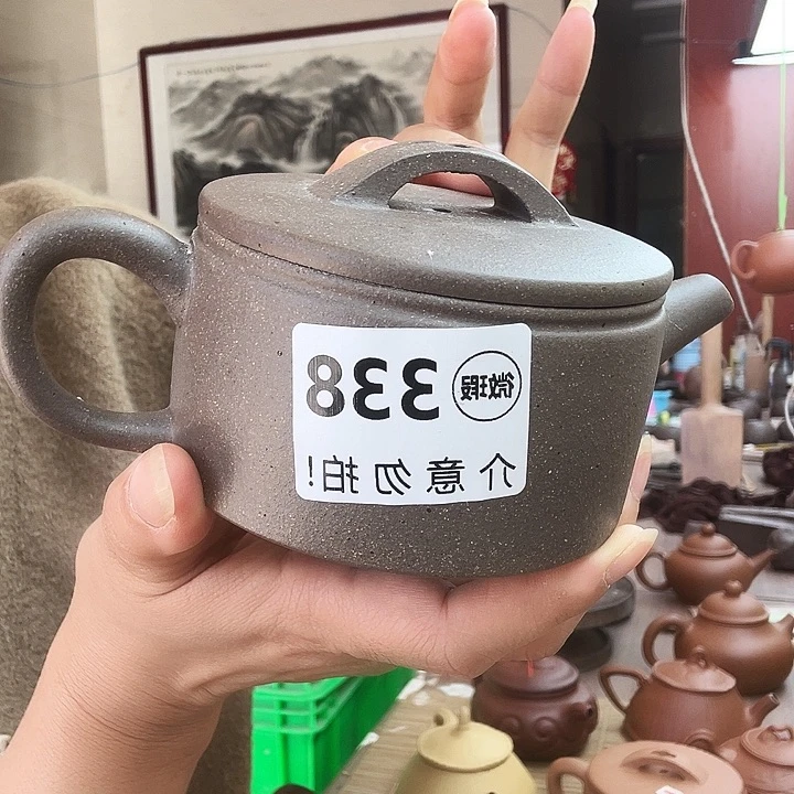 程***灸紫砂茶壶紫泥瑕疵250