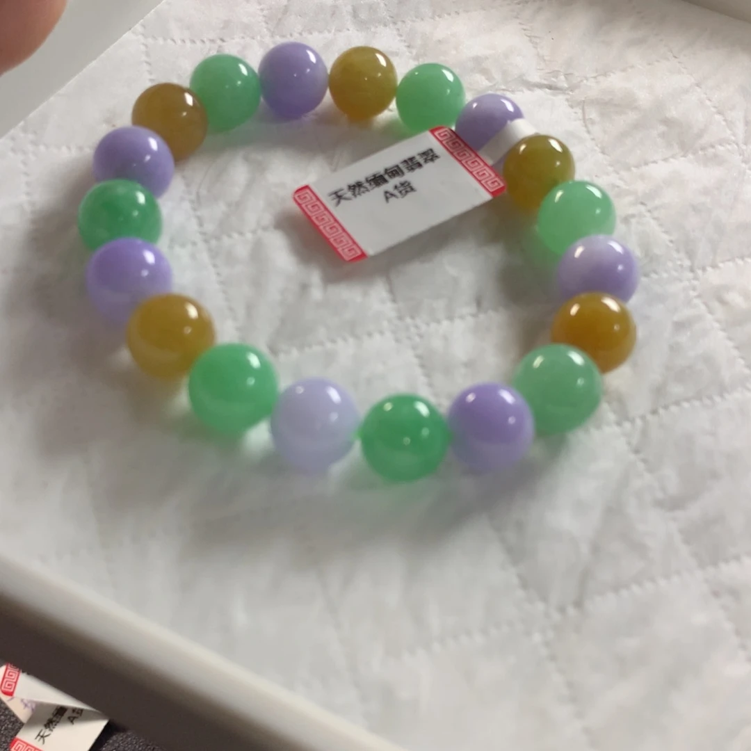 翡翠未镶嵌颈饰手串