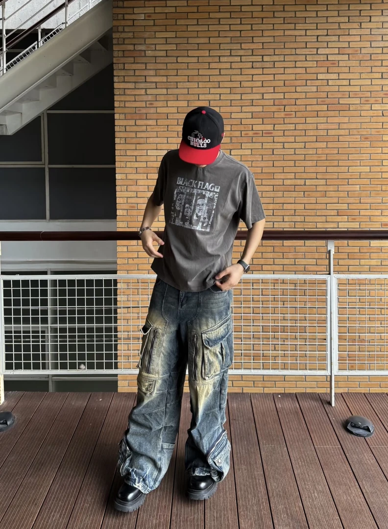 自留款！某保189！280克重磅水洗小众cleanfit短袖男女同款