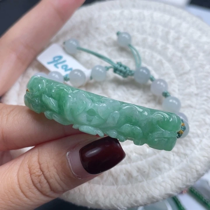 翡翠未镶嵌手链天然A货缅甸翡翠