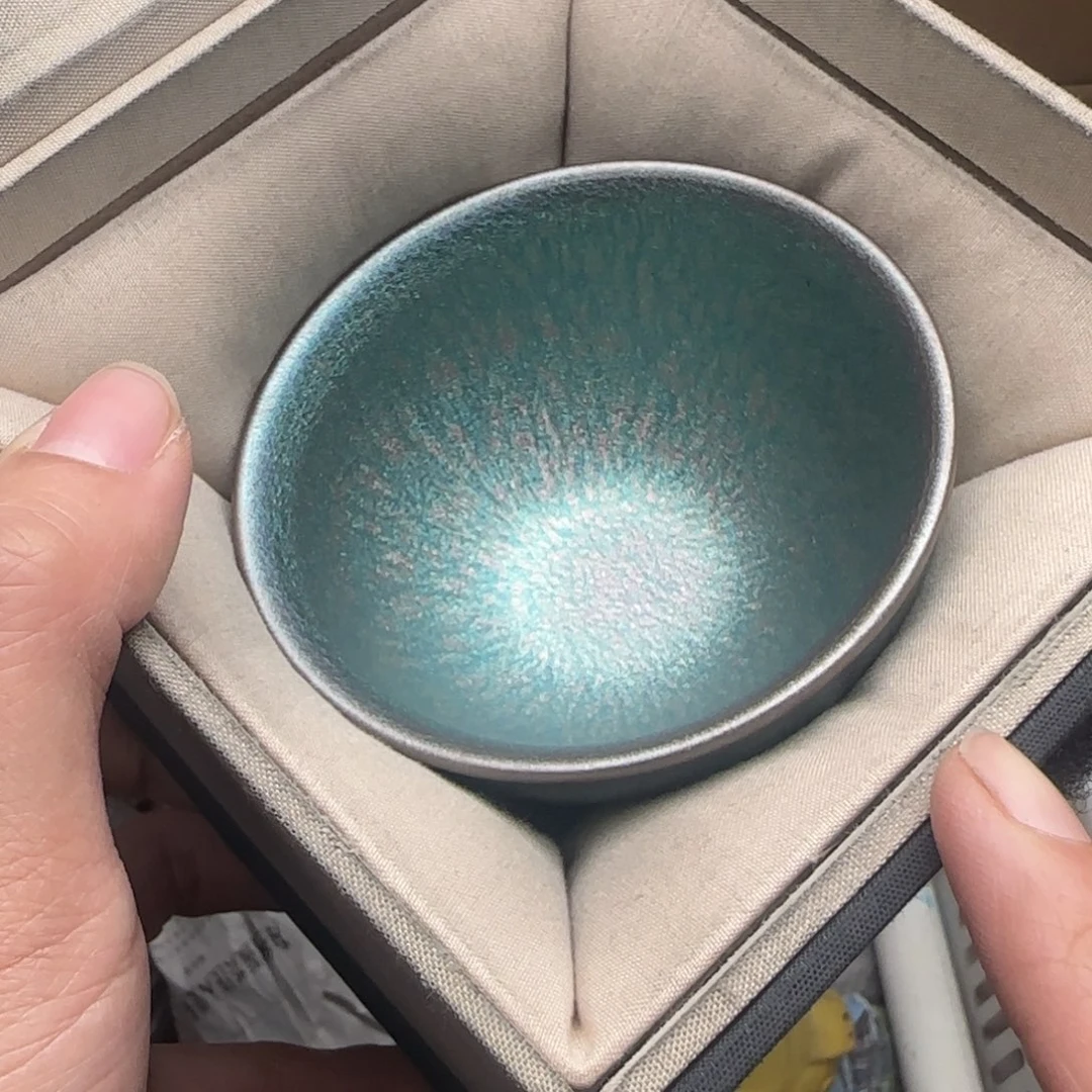 茶盏建盏主人杯配礼盒束