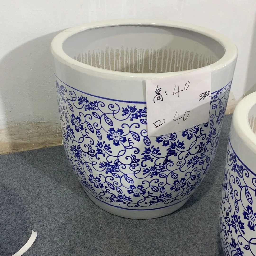 高温陶瓷花盆微瑕