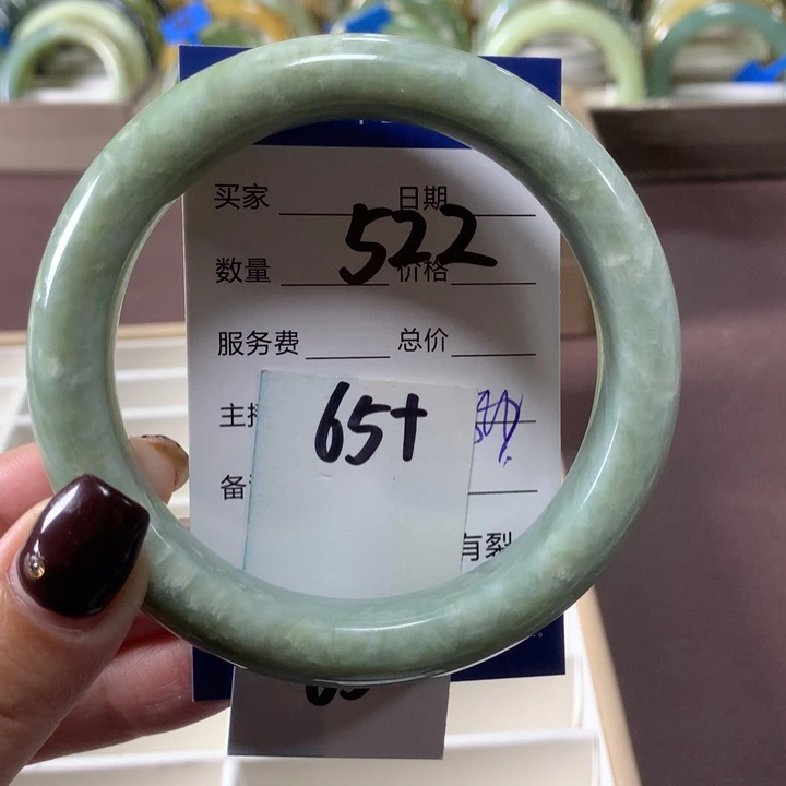 蛇纹石玉未镶嵌手镯522