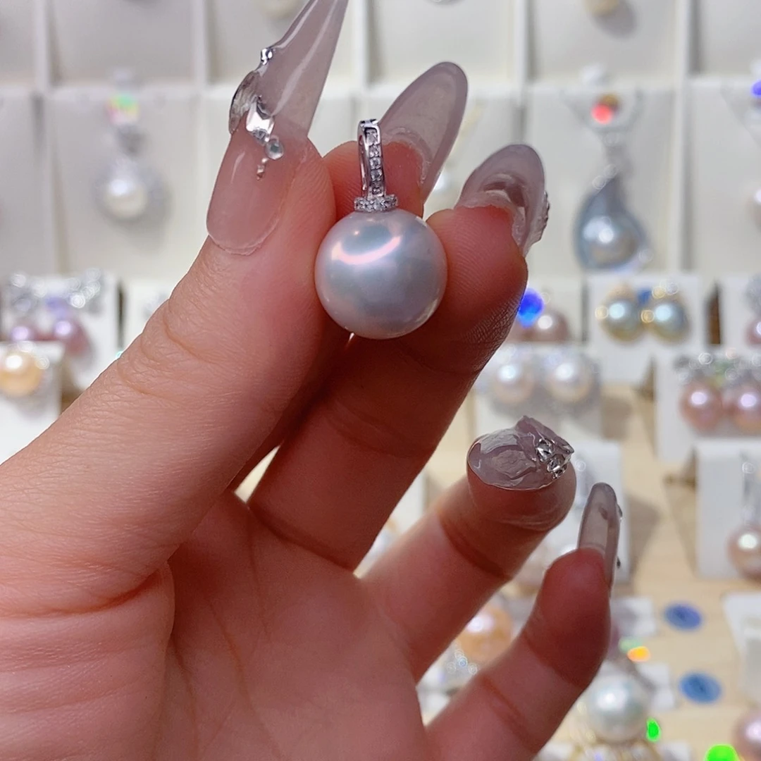 淡水珍珠未镶嵌吊坠(赠链)