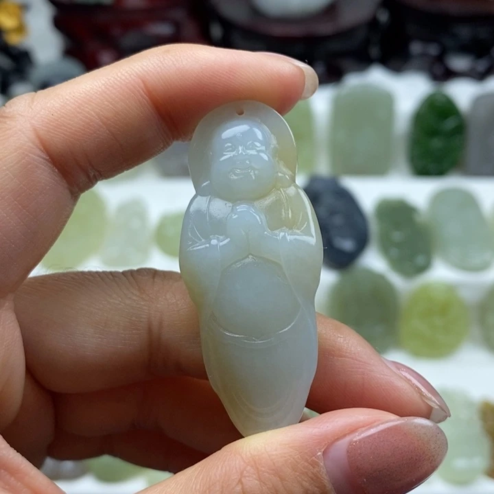 和田玉未镶嵌颈饰29