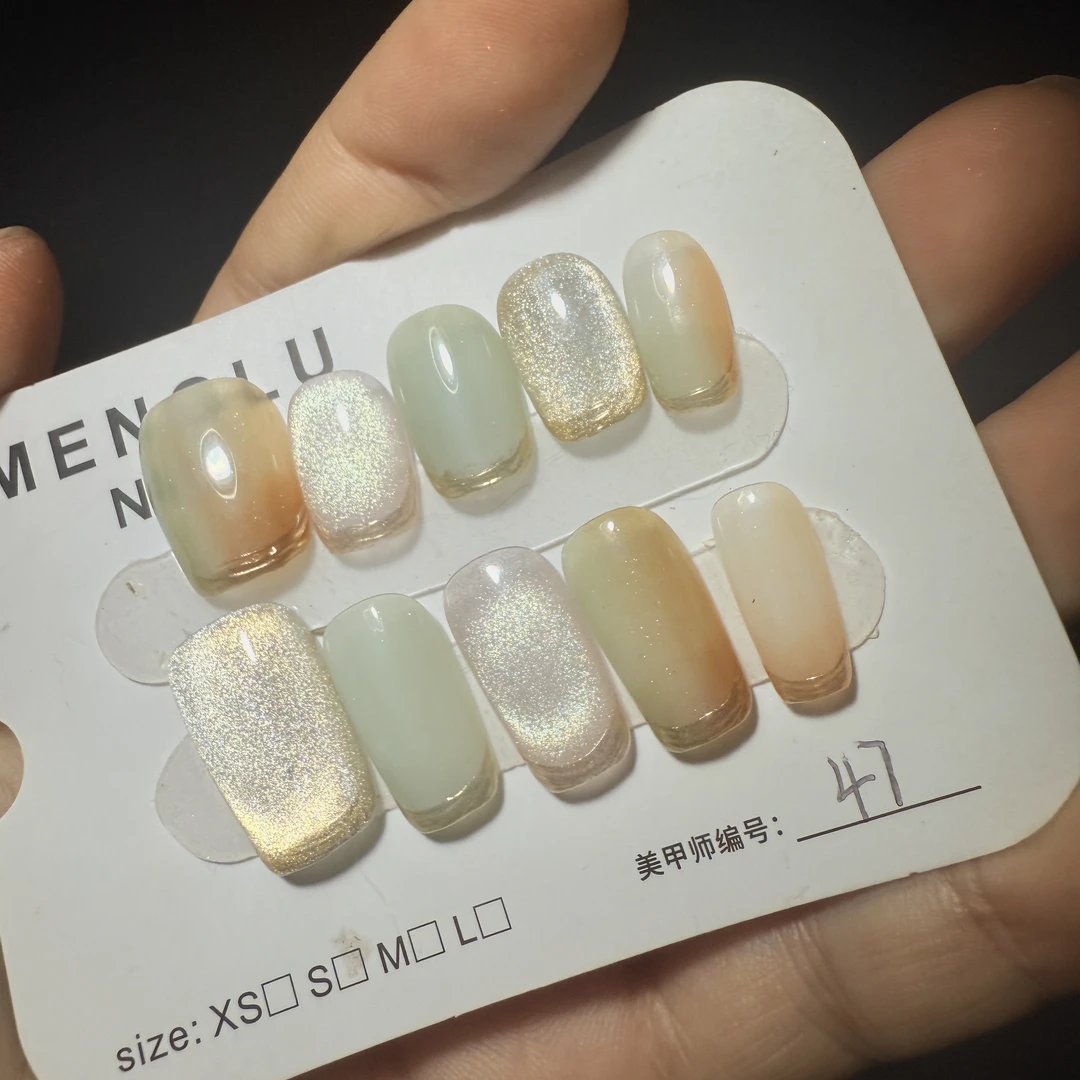 落日余晖  梦露原创穿戴甲十片装