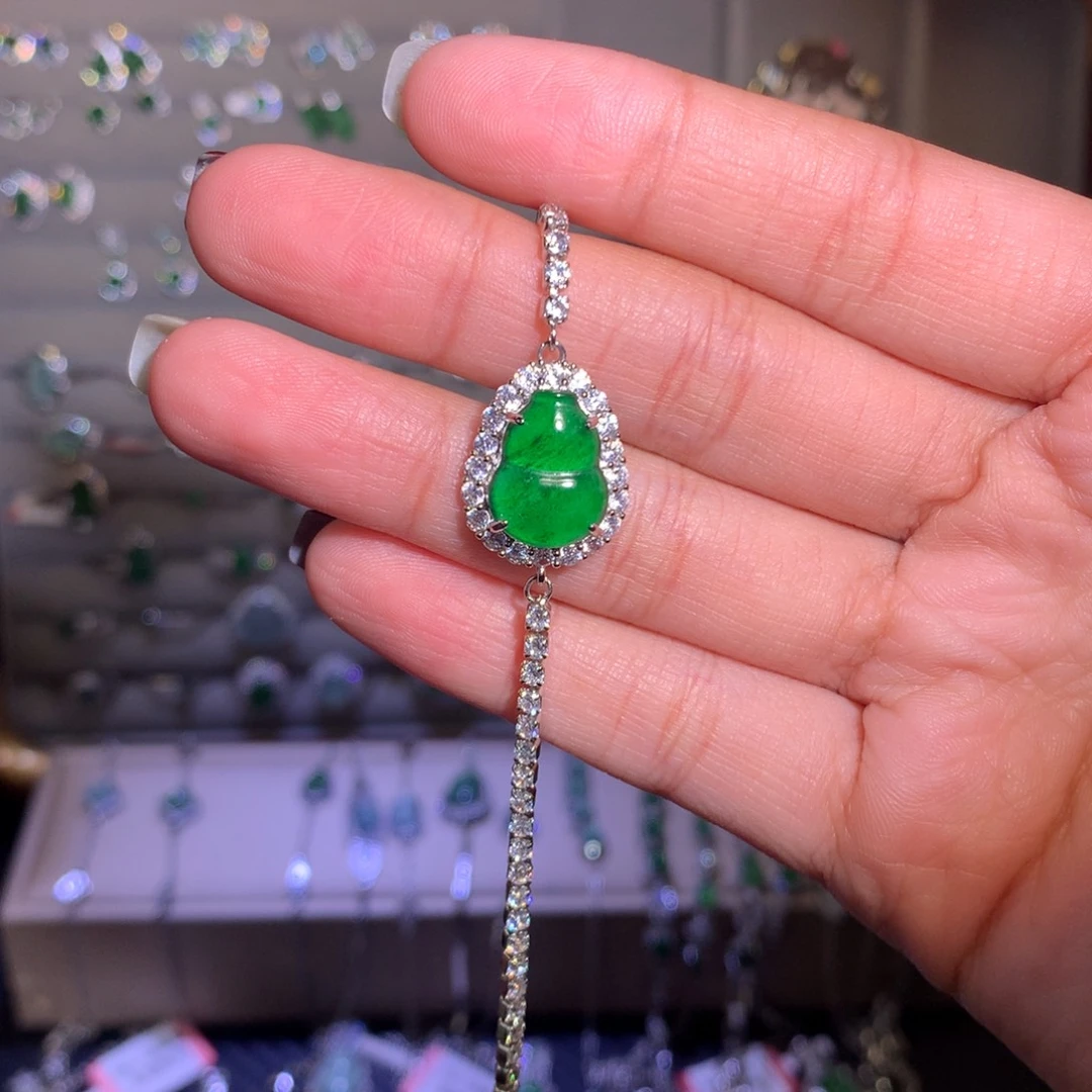 翡翠未镶嵌手链手链