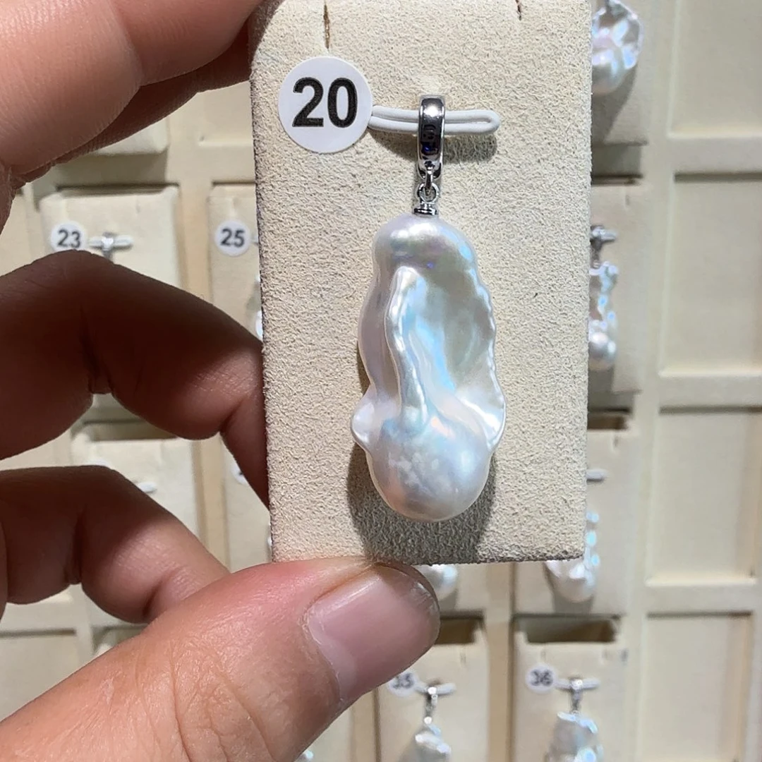 吊坠(不含链)合金淡水珍珠