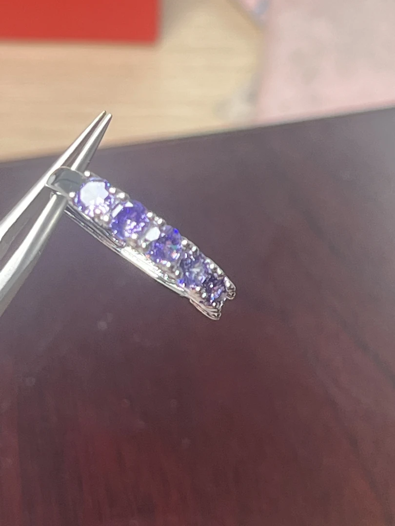 145紫水晶戒指六颗