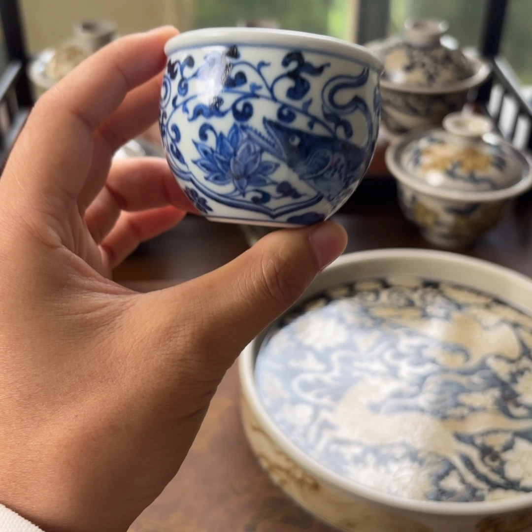 摆件景德镇手绘茶器