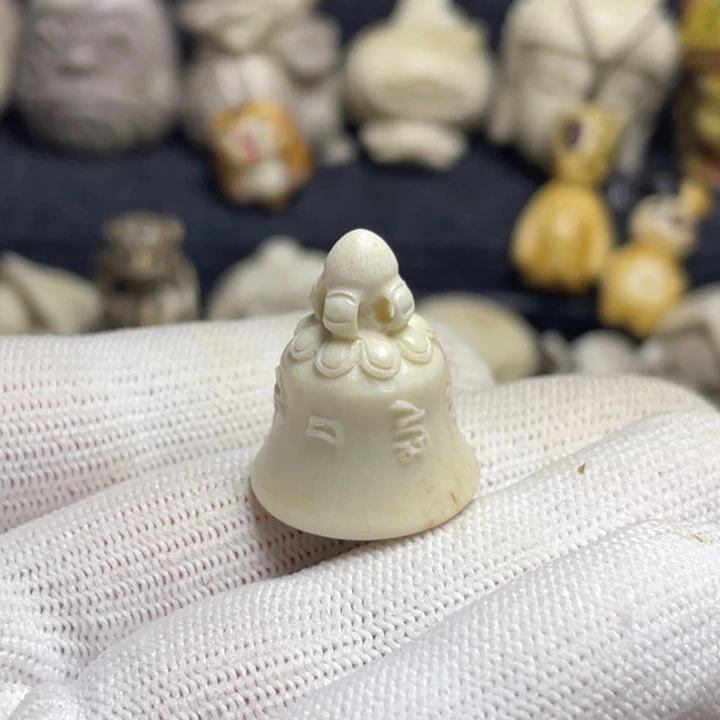 无非金属配饰鹿角雕刻铃铛