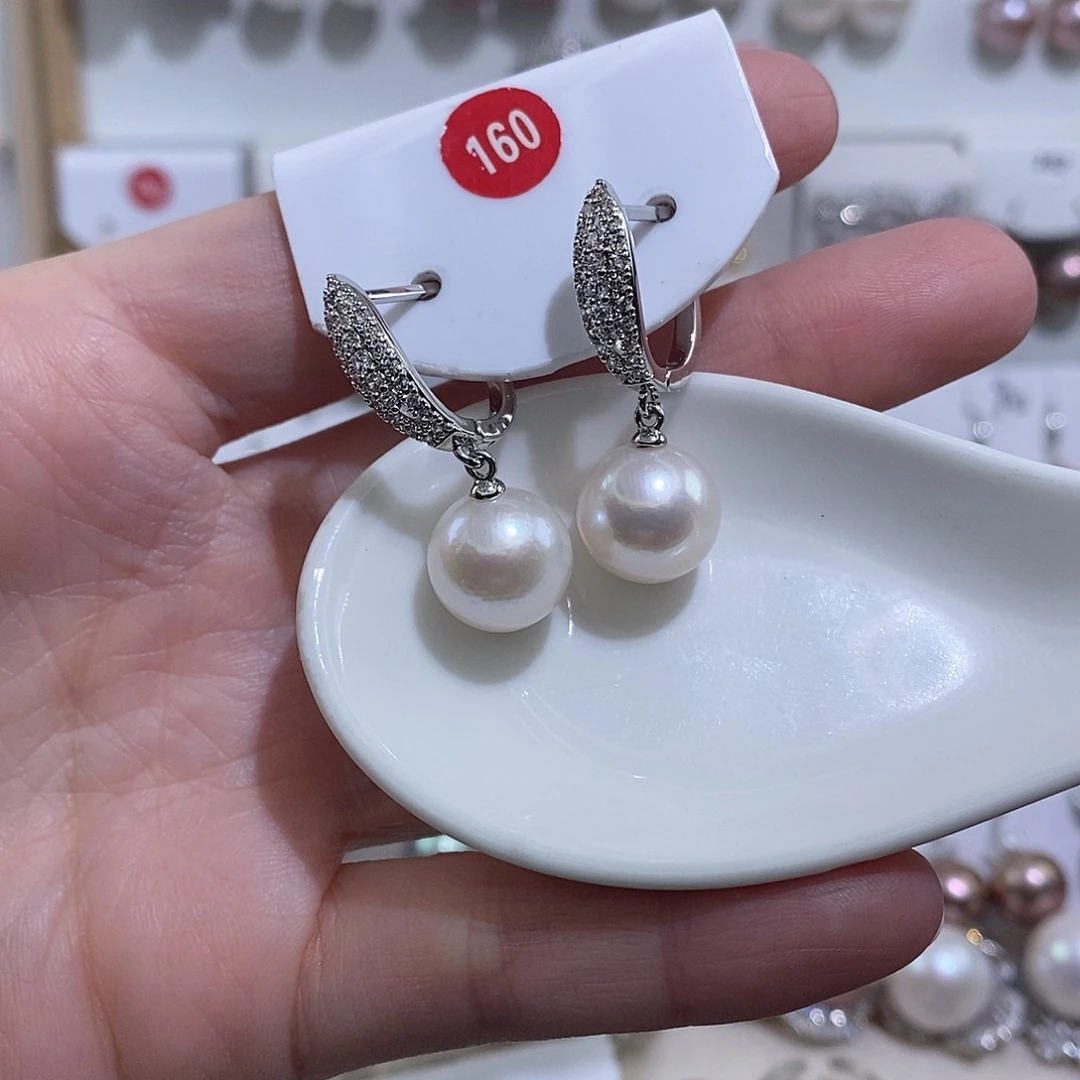 淡水珍珠耳饰未镶嵌w11.6