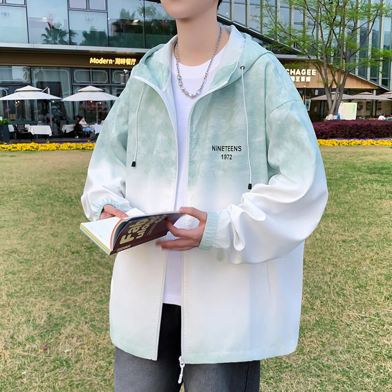 防晒服男爆款夏季薄款速干青少年冰丝防晒衣户外运动夹克男装外套