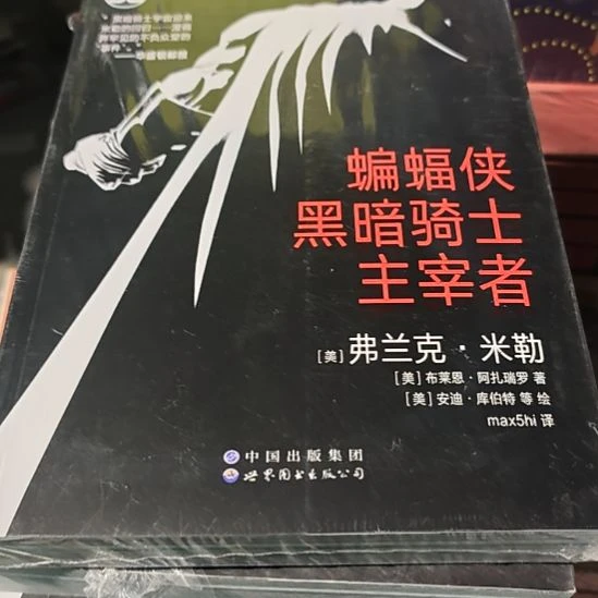 蝙蝠侠黑暗骑士主宰者，平装务必塑封。
