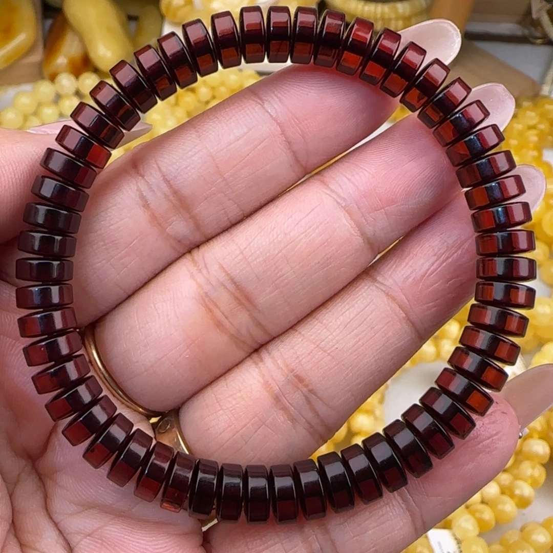血珀未镶嵌手串血珀药片手串