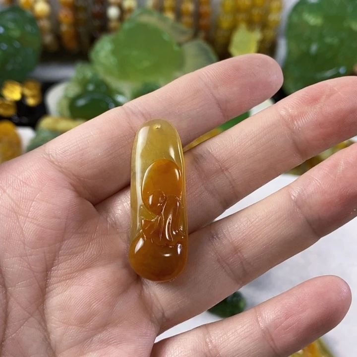 未镶嵌岫玉挂件吊坠皇***宫