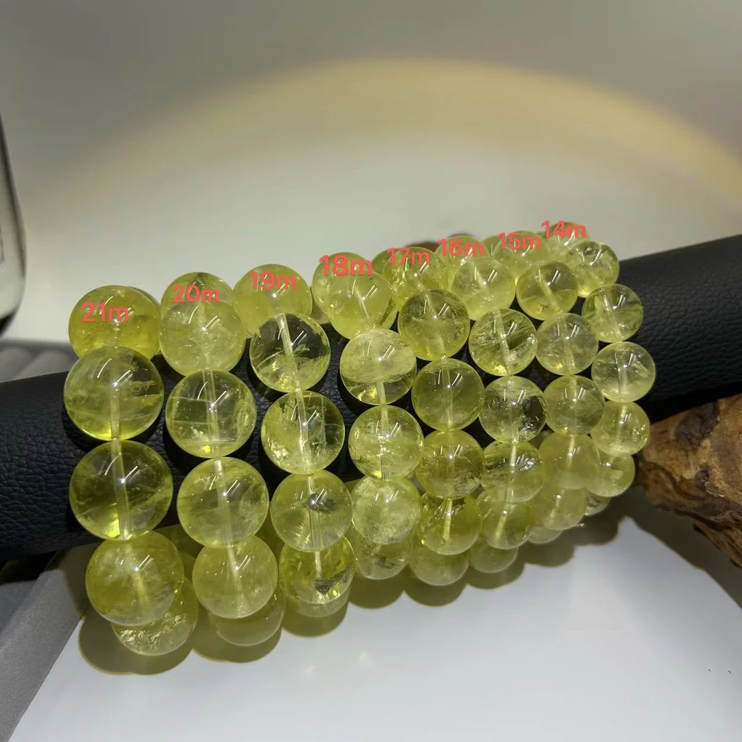 【爱上水晶】Z564 爆闪锦鲤黄阿赛手串 多样性发其一
