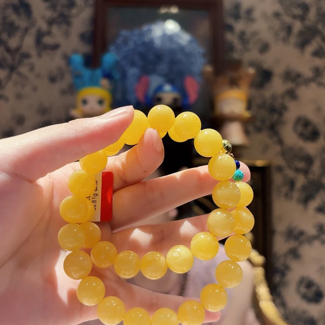 蜜蜡未镶嵌颈饰颈饰