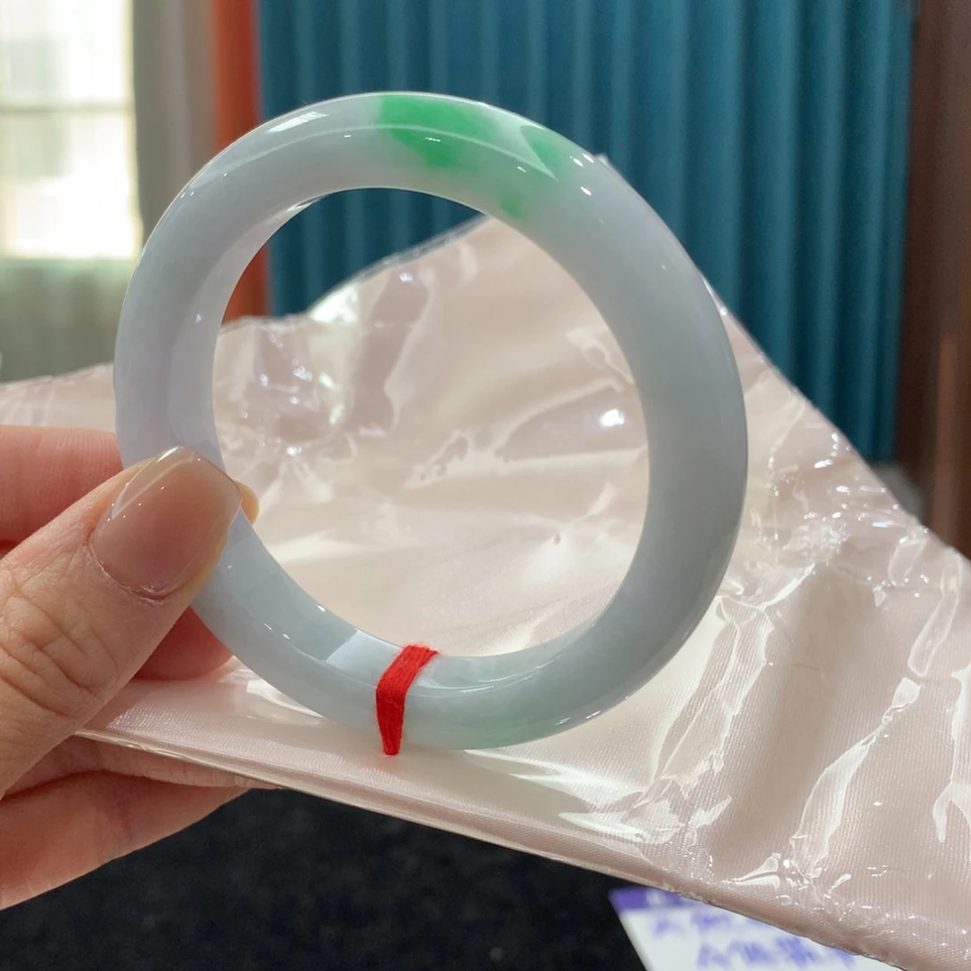 未镶嵌手镯翡翠完美者慎拍 圈口58