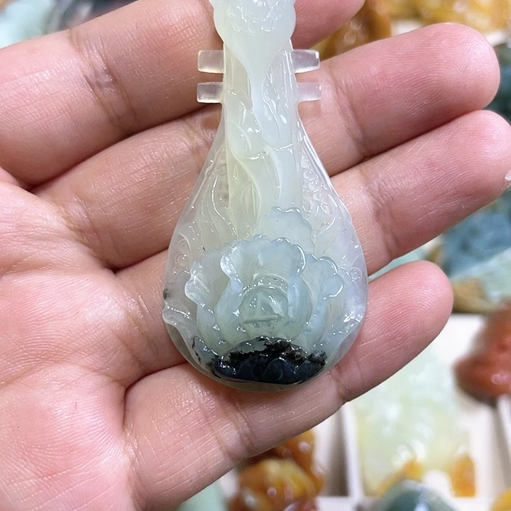 岫玉吊坠(不含链)未镶嵌