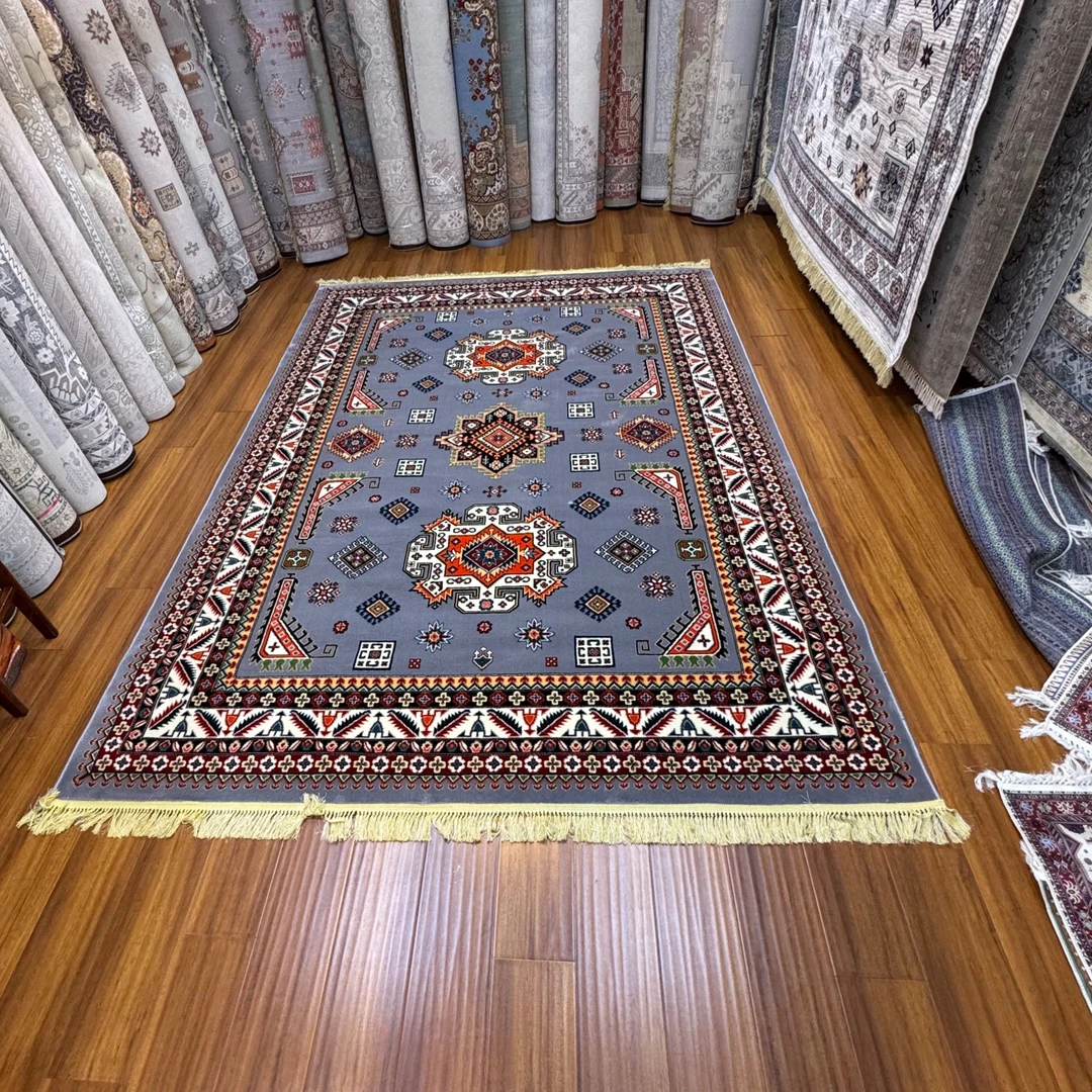 【塔克力玛坎地毯商行】亚麻混纺地毯大面积卧室家用欧式美式轻奢