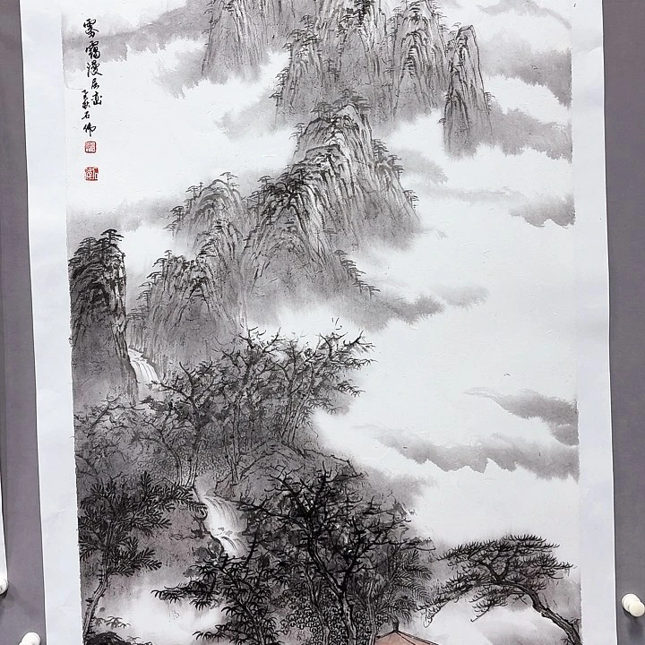 国画亲笔手绘放心去藏