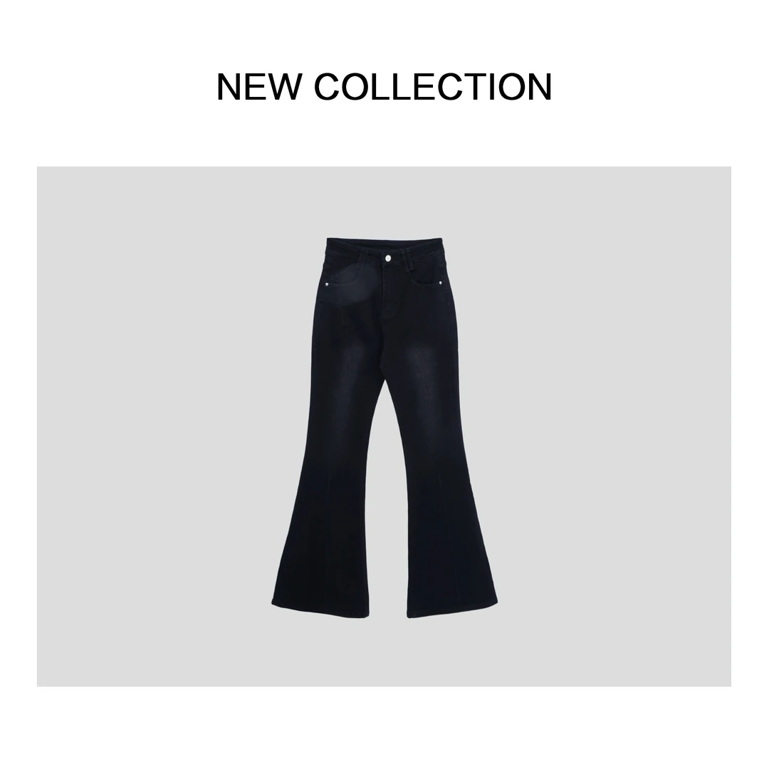 【艺菲专属】新款时尚喇叭牛仔裤 K351328BD