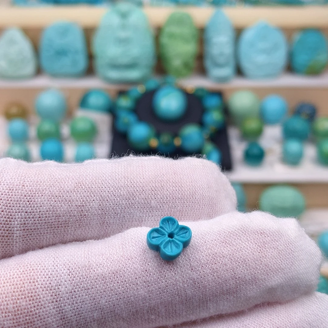 未镶嵌绿松石珠宝奇石卡7