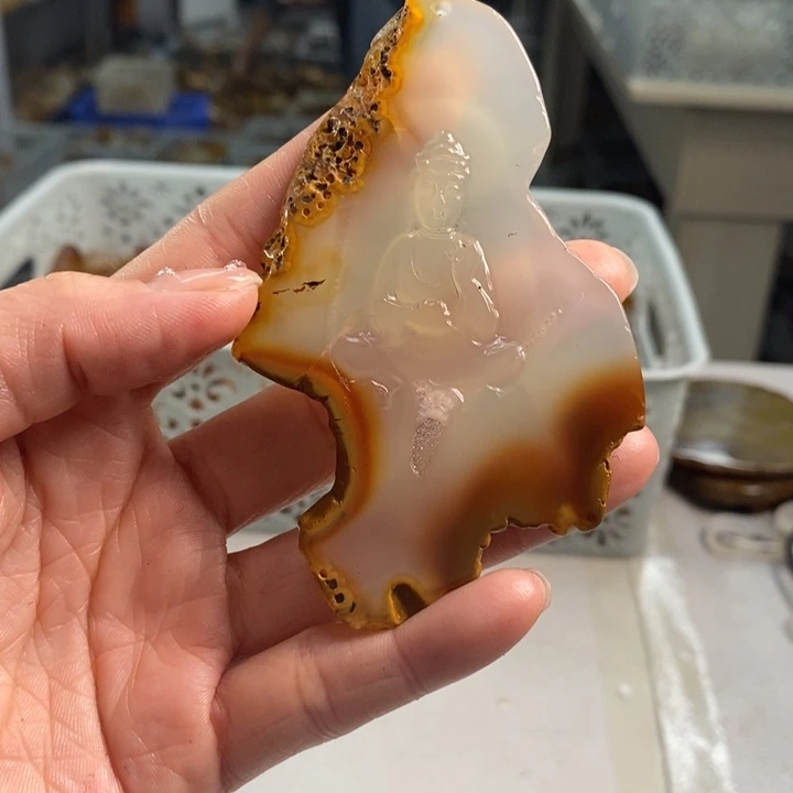 玛瑙/玉髓吊坠(不含链)未镶嵌