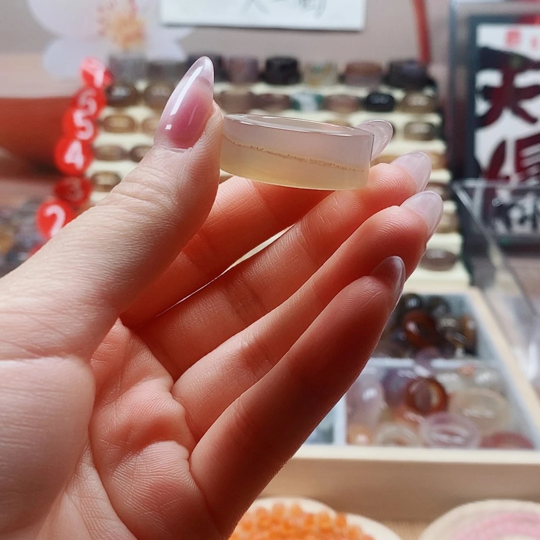 伴***3玛瑙/玉髓戒指未镶嵌