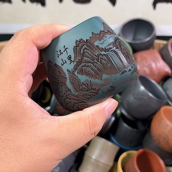 茶杯紫砂全手工紫砂主人杯