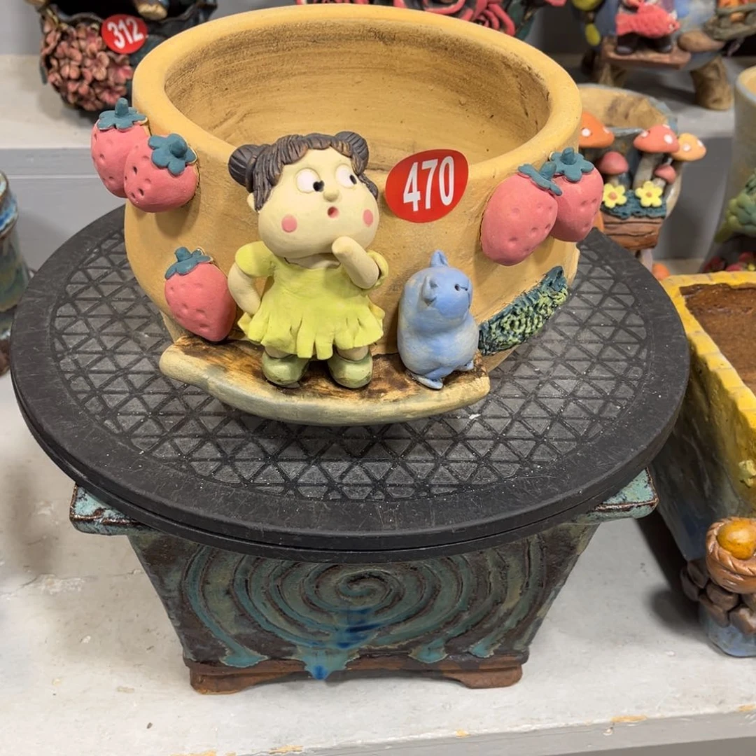 陶瓷福利470 号陶然花盆厂家直销